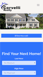 Mobile Screenshot of corvellirealty.com