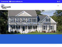 Tablet Screenshot of corvellirealty.com